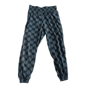 Aerie Patterned Jogger Pants - Black and Gray